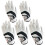 FINGER TEN Golf Gloves Men Left Right Hand 5 Pack (S, Left) 1