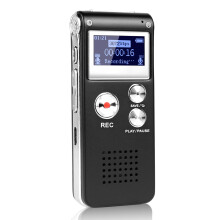 DISTANCEE 32GB Digital Voice Recorder 3072kbps HD Voice Activated Recorder with Playback, 7-Levels Intelligent Noise Reduction Dictaphone Voice Recor