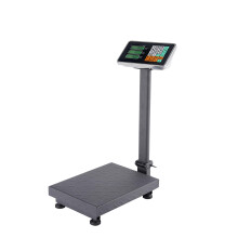Karlhome Commercial Digital Electronic Computing Platform Scale, 100KG Heavy Duty Folding Postal Scales with LCD Display, Digital Industrial Scale fo