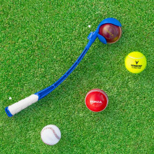 FORTRESS Cricket Ball Thrower - Short Handle or Long Handle | Ultra-Durable Plastic | Multi-sport Ball Thrower (Short Handle)