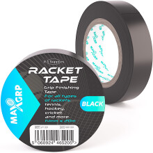 JFA Supplies Black Racket Grip Finishing Tape Cricket Tennis Badminton