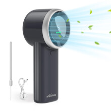 WHATOOK Handheld Fan, 2024 High Speed Cooling Turbo Mini Portable Rechargeable F
