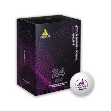JOOLA Table Tennis Balls 3-Star PRO 40+mm Diameter, 3-Star Premium Table Tennis Balls Indoor and Outdoor Compatible, White, Pack of 24