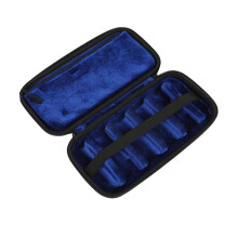 6 Slots Saxophone Mouthpiece Case Abrasion Resistant with Flannel Bag Accessories Portable Saxophon-hy