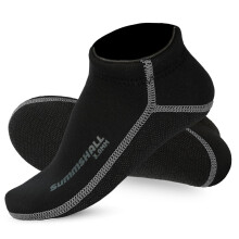 Summshall Neoprene Socks, 3MM Anti-Slip Wetsuit Socks for Men Women Shorty Warm Fin Socks Thermal Swimming Socks for Cold Water Snorkeling Kayaking B
