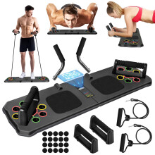 Push Up Board with Automatic Count, 24 in 1 Press Up Board Exercise Equipment for Home Use, System Fitness Floor Chest Muscle Exercise Professional E