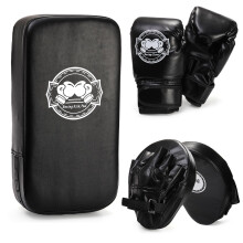 Cididu 3-in-1 Kids Boxing Set, Punching Gloves Mitts Kick Pad for