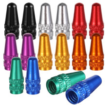 16Pcs Presta Valve Caps, 8 Colors Bike Valve Caps Aluminum Bicycle Valve Stem Caps Used On Presta/French Valves Alloy Bike Tire Caps for MTB Road Raci