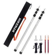 Tent Poles Camping Poles for Tarp Awning Canopy Porch Sun Sails