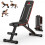 Roygym Folding Weight Bench, Multifunctional Workout Bench with 9-Way 1