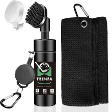 Teenfa Golf Club Brush Groove Cleaner with Built-in Water Spray and