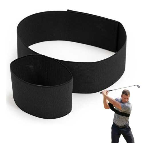 KxrTpx TRS Slider Golf Training Aid, Swing Sync Golf Trainer for Home Practice Sessions, Driving Range Training and On-course Skill Refinement, Appro