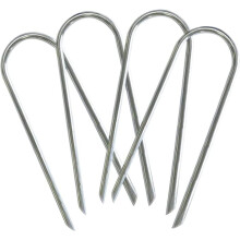 Uniprime Trampoline Stakes U Shaped Anchors Heavy Duty Metal - Long Trampolines Ground Wind Stakes for Soccer Goals, Camping Tents, Garden Decoration