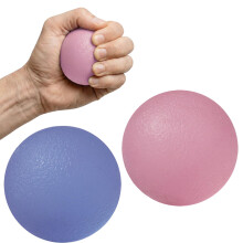 ResultSport Stress Balls for Adults Hand Exercise Therapeutic Gel Ball Set of 2 Firm/Soft - Arthritis relief, stroke rehabilitation, grip strength, w
