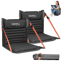 EULANT Inflatable Stadium Seat Cushion with Back Support, Portable Floor Chair with Backrest for Camping, Beach, Garden,Kayaking, Hiking, Stadium, Sp