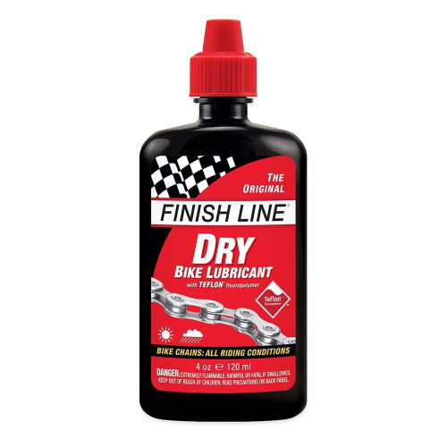 Finish Line Dry Lube Bicycle Chain Lubricant with Ceramic Technology,