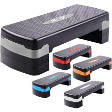 FK Sports Steppers for Exercise & Workout - 2 to 5 (10, 15, 20, 25 & 30 CM) Levels of Adjustable Height Aerobic Step - Exercise Step for Home & Gym,