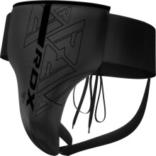 RDX Groin Guard for Boxing, Muay Thai, Kickboxing and MMA Fighting, Maya Hide Leather Abdo Gear for Martial Arts Training, Men Jockstrap Abdominal Pr