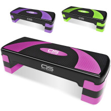Aerobic Stepper platform -Step Steps board High - Exercise 2-5 Level Adjustable Height Fitness Workout Yoga Pilates Fitness Home Gym Removable Step R