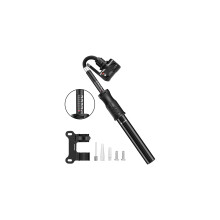 Mini Bike Pump with Pressure Gauge, [80-100 PSI] Diyife Aluminium Alloy Portable Bicycle Fast Tyre Inflation Pump Fits Presta & Schrader Valve, Cycle