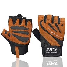 WFX Weightlifting Gym Gloves Fitness Workout with Wrist Wrap Support,