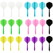 GYTFOG 21Pcs KFlex Dart Flights, Darts Flights and Stems All in One,
