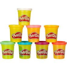 Play-Doh 8-Pack Rainbow Non-Toxic Modelling Compound Set with 8 Colours for Toddlers, Creative Toys for 2+ Year Old Kids