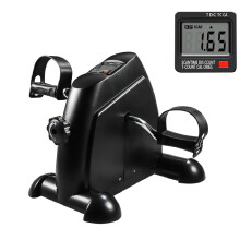 Holdfiturn Mini Pedal Exercise Bike, Pedal Exerciser, Under Desk Bike, Mini Stepper with LCD Screen Display, Adjustable Resistance Cycle Bike, Portab