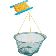 Yello Crab Line with net, drop net for Crabbing and Small Fishing, Assorted Colours