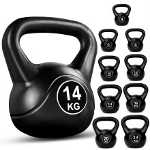 FK Sports Kettlebells | Heavy Weight Vinyl Kettle bells for Exercise