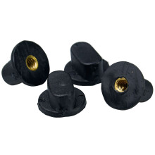 KOOKABURRA Unisex Cricket Helmet Nuts Pack Of x4 , Black, One Size UK