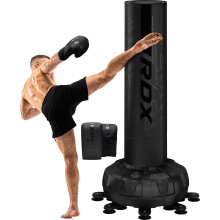 RDX XXL 150KG 6ft Free Standing Punch Bag with Gloves - Heavy Pedestal Bag with Stand for Kickboxing, Boxing, MMA, Muay Thai Karate, Adult Freestandi