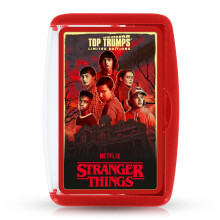 Top Trumps Stranger Things Limited Edition Case Entertaining card game for 2 plus players makes a great gift for ages 15 plus from the brave teens li