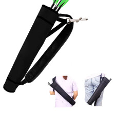 KURUGEILI Archery Quiver Back and Hip Quivers Adjustable Arrow Backpack Bag Holder Side Hip Arrows Bag for Compound Recurve Bow Practice Target Hunti