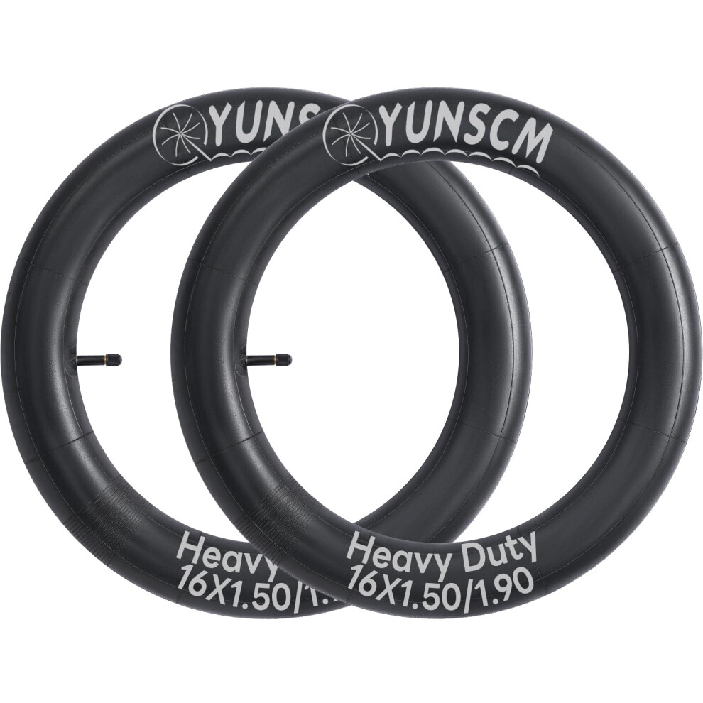 Photos - Bike Inner Tube 2-PCS 16" Heavy Duty Bike Tire Tubes 16x1.50/1.90 AV32MM Schrader
