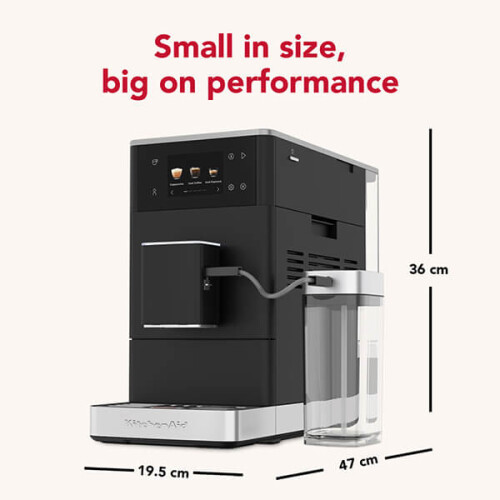 KitchenAid KitchenAid KF4 Fully Automatic Espresso Machine with Iced Coffee Matte Black 1