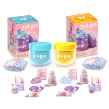 Gui Gui Slime Kit - Scented Slime 2-Pack Bundle, Butter & Cloud, 5 Step DIY Process to Customize Your Ultimate Slime Glow-Up, Resealable and Reusable