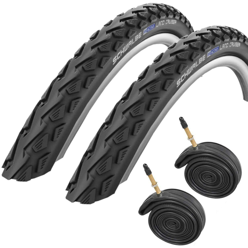 Photos - Bike Tyre Schwalbe Land Cruiser 700 x 40c Hybrid  with Presta Tubes  (Pair)