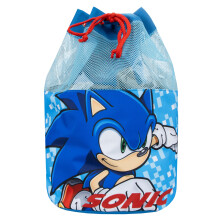 Sonic The Hedgehog Boys Swim Bag | Swimming Bags For Kids | Boys Sonic Backpack | One Size | Blue