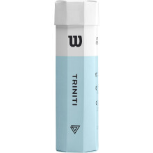Wilson Tennis Balls, Triniti, Set of 4 Balls, 100% Recyclable Case, WRT125200