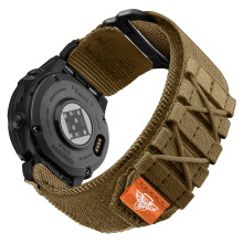 Bandletic 22mm Watch Strap Compatible with Garmin Fenix 6 Pro/6/Fenix 7/7 Pro/8/E/5/5 Pro Strap,Tactical Rugged Nylon QuickFit Sport Wrist Band for I