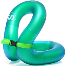 STLOVe Swim Vest, Two-Ply Kids Swimming Float, Children Pool Float Ring with Safety Strap, Thickened Inflatable Swim Jacket Kids Pool Swimming Ring f