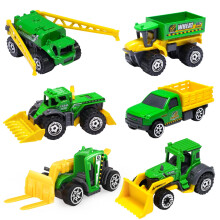 Oriate Children diecast Farm Car Tractor Toy Set,6pcs Mini Toy Cars Farming