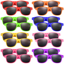 Morcheiong 8/16/32/48 Pack Kids Neon Color Sunglasses, Sunglasses Party Favor Goody Bag Fillers for Birthday Beach Pool Party