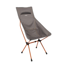 Vango Micro Steel Tall Camping Chair, Lighweight, Strong Foldable to Compact Size, High Back Design Garden Chair Perfect for Festivals, Fishing, Camp