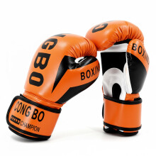 Kids Boxing Gloves, Junior Training Mitts, 6oz, Orange, 3-12 Years