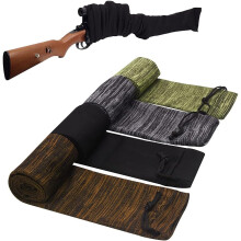 Stück silikonbeschichtete Gewehrsocken, 48 4 Zoll große, gestrickte Gewehrsocken, flexible Gewehr- und Schießsocken für Gewehre und Zielfernrohre