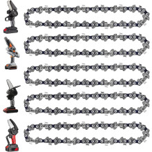 5 Pieces 4 Inch Mini Chainsaw Chain for Stihl GTA 26, 4 Inch Replacement Chains for Cordless Electric Portable Mini Chainsaw