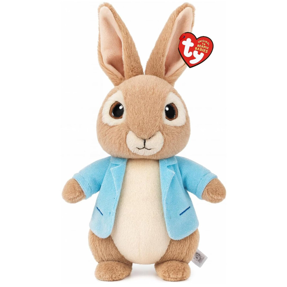 Ty Peter Rabbit Beanie 25Cm Soft Plush Toy Teddy – Collectible Stuffed Cuddly Plushies For Kids – Cute Soft Toys Gift