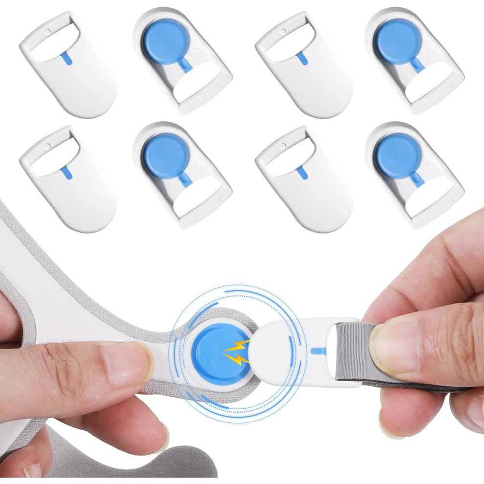 Headgear Clips,4 Pairs Positive Pressure Magnetic Headgear Clips Compatible With Airfit/Airtouch F20 F30 N20 F30i F40 N10 Mask 4048478346974